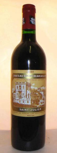 Chateau Ducru Beaucaillou 1986 St. Julien